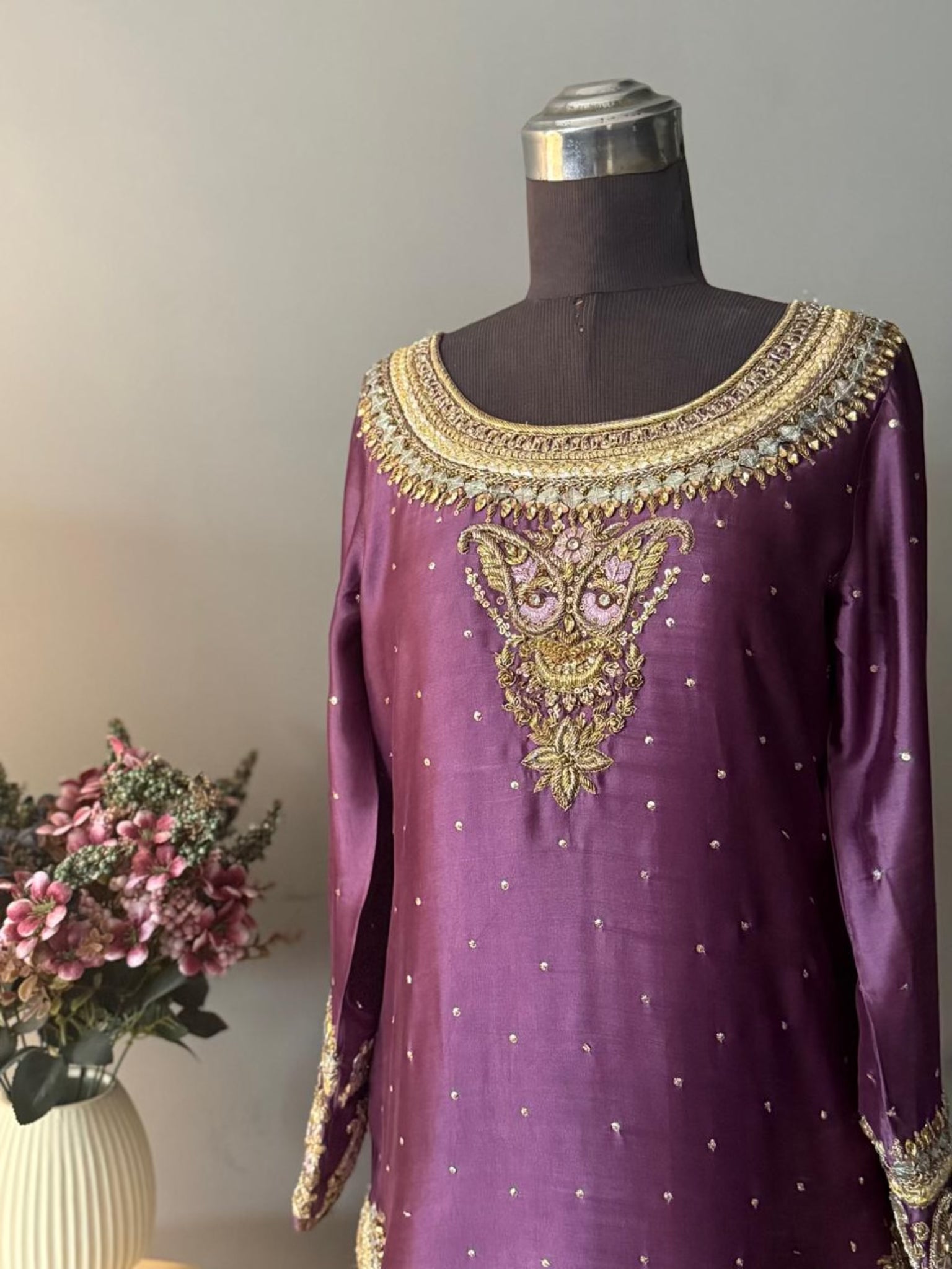 Violet silk